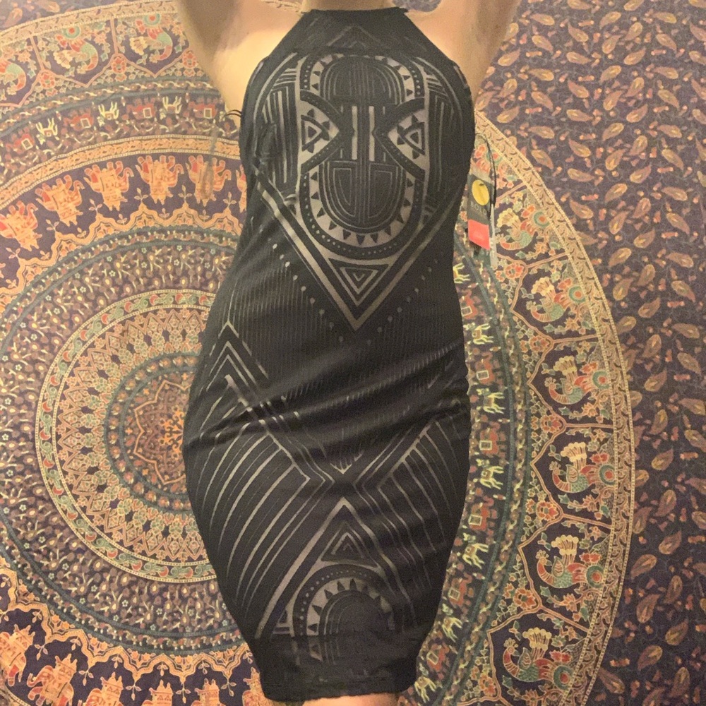 Black cocktail dress